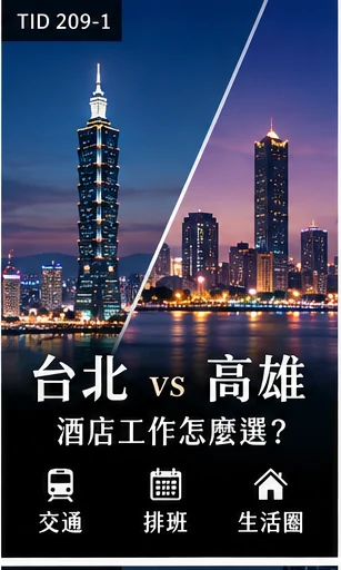 台北高雄酒店工作城市選擇