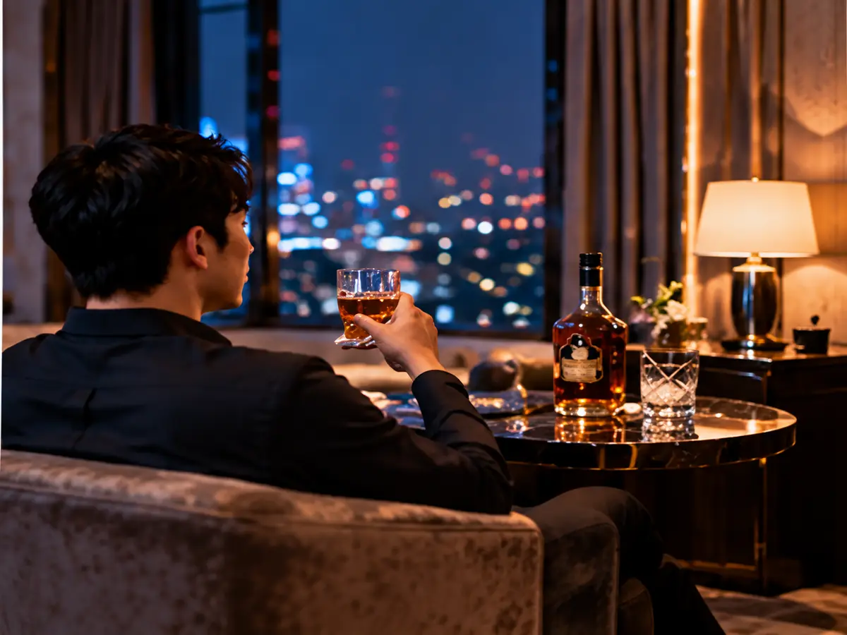 一個人去酒店消費