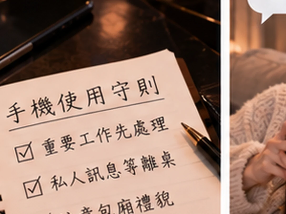 酒店包廂手機禮貌與工作聯絡規則