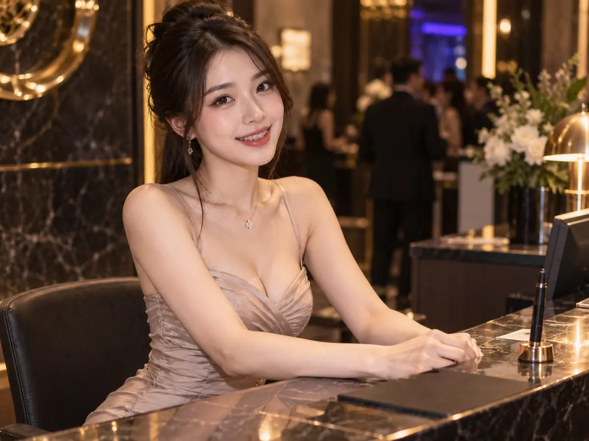 酒店公關戴牙套仍可看整體外型條件