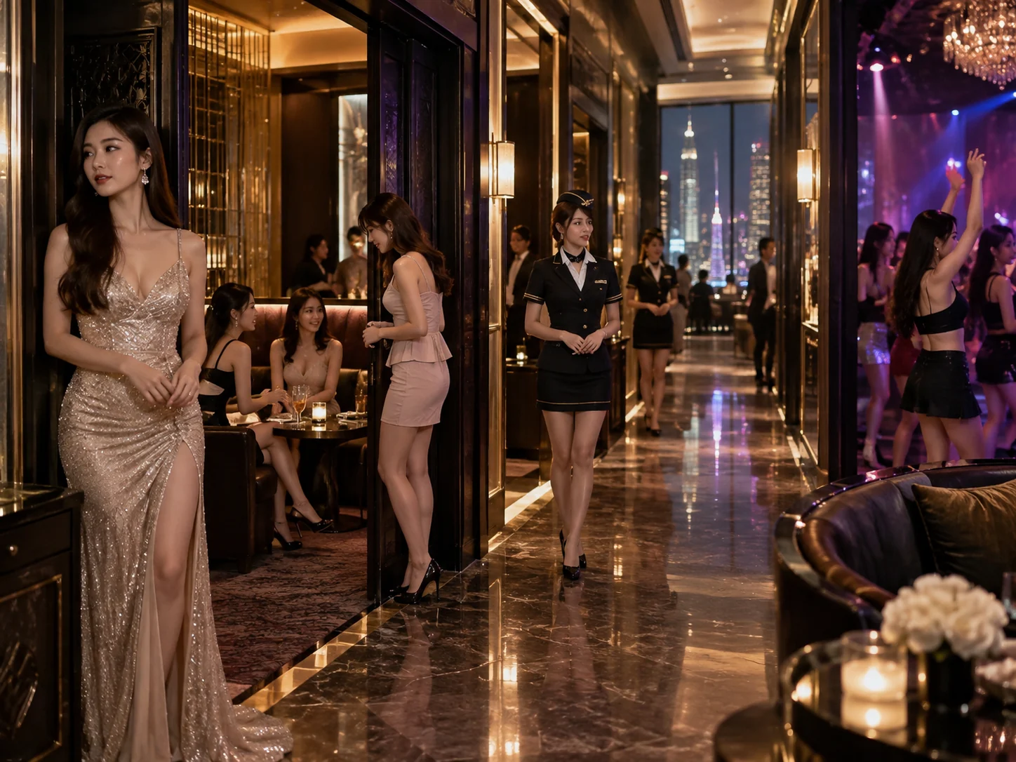高雄酒店便服禮服制服與舞廳不同店型環境