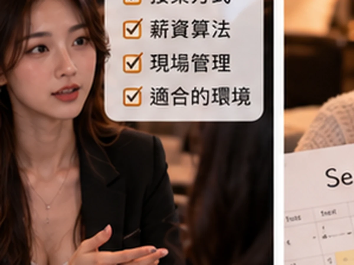 飯局接案與酒店固定店家工作安排