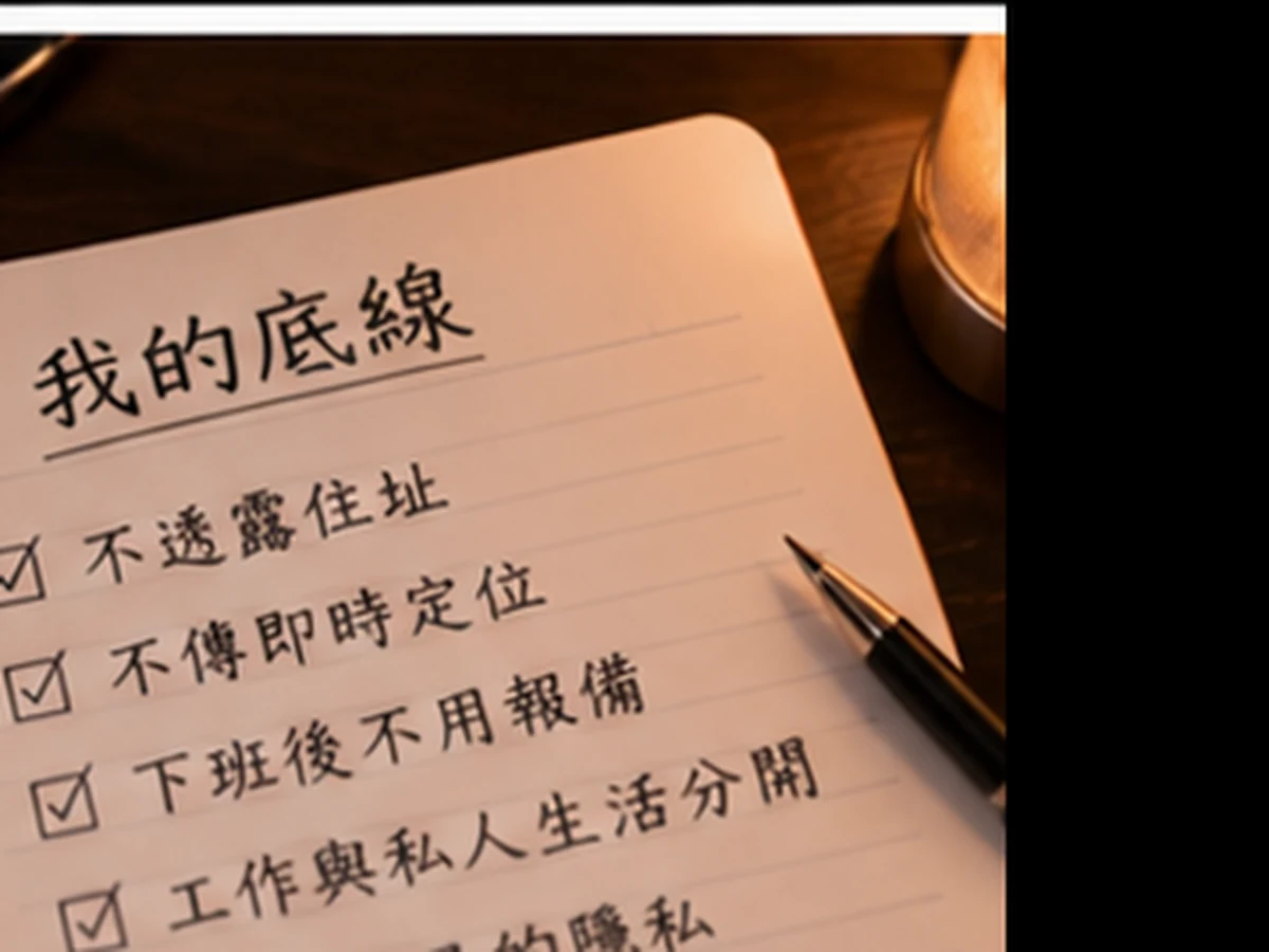 酒店公關保留個人隱私與工作界線
